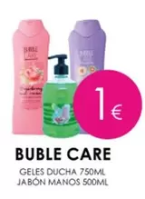 Oferta de Care - Buble  - Geles Ducha por 1€ en Muchas Perfumerías