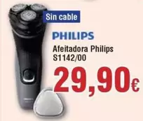 Oferta de Philips - Afeitadora S1142/00 por 29,9€ en Froiz