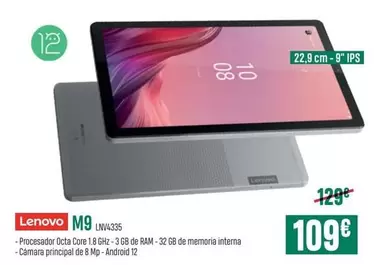 Oferta de Lenovo - M9 Ln4s35 por 109€ en PCBox