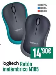 Oferta de Logitech - Ratón Inalambrico M185 por 14,9€ en PCBox