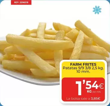 Oferta de Farm Frites Patatas por 1,54€ en CashDiplo