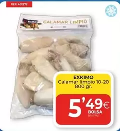 Oferta de Exkimo - Calamar Limpio por 5,49€ en CashDiplo