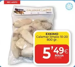 Oferta de Exkimo - Calamar Limpio por 5,49€ en CashDiplo