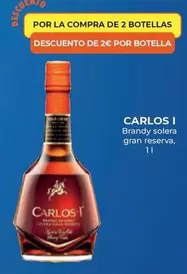 Oferta de Carlos I - Brandy Solera Gran Reserva en CashDiplo