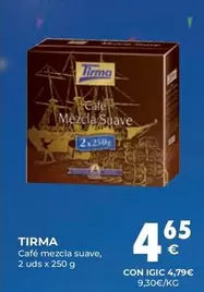 Oferta de Tirma - Cafe mezcla suave por 4,65€ en CashDiplo