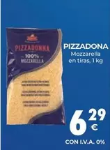 Oferta de Pizzadonna - Mozzarella En Tiras por 6,29€ en CashDiplo