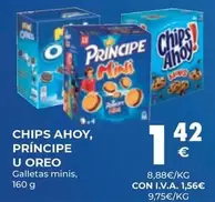 Oferta de Oreo - Chips Ahoy, Principe U por 1,42€ en CashDiplo