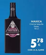 Oferta de Maxica - Crema Tequila Fresa por 5,78€ en CashDiplo