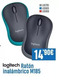 Oferta de Logitech - Ratón Inalambrico M185 por 14,9€ en Beep