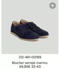 Oferta de Blucher Serraje Marino. por 49,99€ en El Corte Inglés