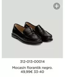 Oferta de Mocasin Florantik Negro por 49,99€ en El Corte Inglés