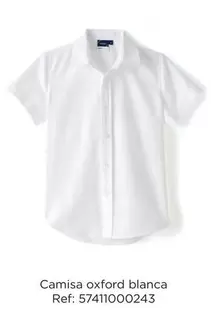 Oferta de Oxford - Camisa  Blanca en El Corte Inglés