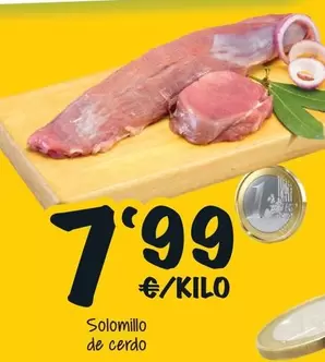 Oferta de Solomillo De Cerdo por 7,99€ en Cash Fresh