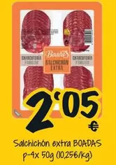 Oferta de Boadas - Salchichon Extra por 2,05€ en Cash Fresh