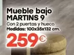 Oferta de Mueble Bajo Martins 9 por 259€ en Tifón Hipermueble