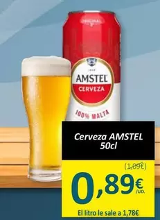 Oferta de Amstel - Cerveza por 0,89€ en SPAR