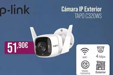 Oferta de Wifi - Ip-link - Cámara IP Exterior por 51,9€ en MR Micro