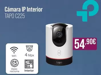 Oferta de Wifi - Tapo - Cámara IP Interior por 54,9€ en MR Micro