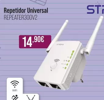 Oferta de Universal - Repetidor  Repeater300v2 por 14,9€ en MR Micro