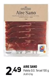 Oferta de Aire Sano - Paleta D.o. Teruel por 2,49€ en Coviran