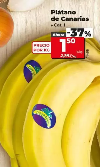 Oferta de Platano De Canarias por 1,5€ en Dia