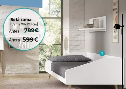 Oferta de Sofa Cama por 599€ en Mubak