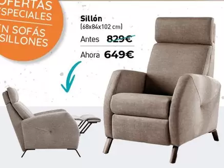 Oferta de Sillón por 649€ en Mubak