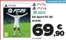 Oferta de Ea Sport FC 25 por 69,9€ en Carrefour