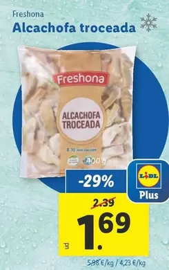 Oferta de Freshona - Alcachofa Troceada por 1,69€ en Lidl