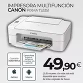 Oferta de Canon - Impresora Multifunción por 49,9€ en Tien 21