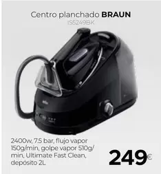 Oferta de Braun - Centro Planchado Is5249bk por 249€ en Tien 21