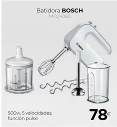 Oferta de Bosch - Batidora Mfq4080 por 78€ en Tien 21