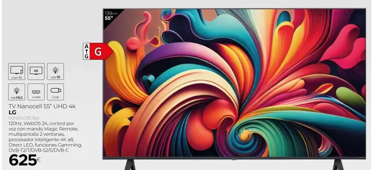 Oferta de LG - Tv Arance Ise Uhd 4k por 625€ en Tien 21