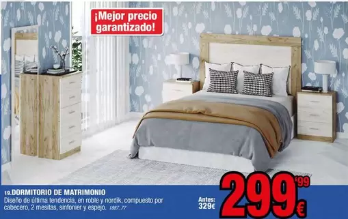 Oferta de Dormitorio De Matrimonio por 299,99€ en Rapimueble