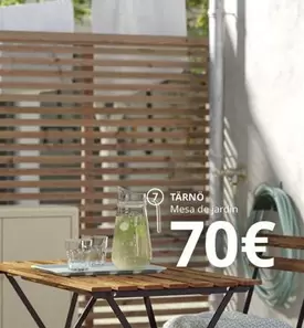 Oferta de Tarno - Mesa De Jardin por 70€ en IKEA