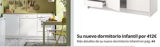 Oferta de Su Nuevo Dormitorio Infantil por 412€ en IKEA