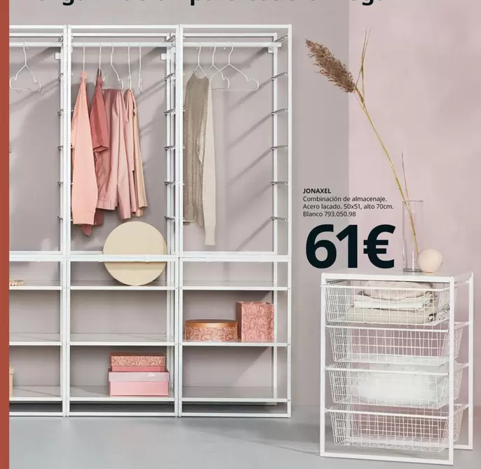 Oferta de Jonaxel - Combinación De Almacenaje por 61€ en IKEA