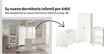 Oferta de Su Nuevo Dormitorio Infatil por 446€ en IKEA