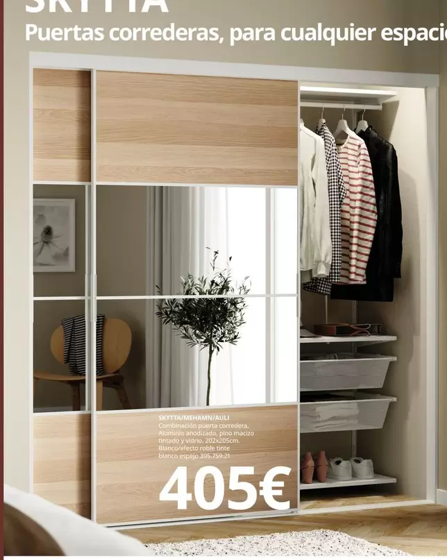 Oferta de Skytta/Mehamn/Auli - Combinación Puerta Corredera por 405€ en IKEA