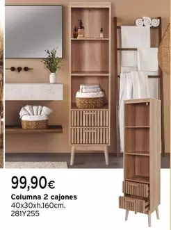 Oferta de Columna 2 Cajones por 99,9€ en Cadena88