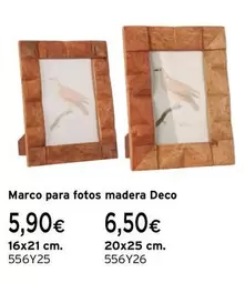 Oferta de Marco Para Fotos Madera Deco por 5,9€ en Cadena88