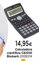 Oferta de Calculadora Científica CS101D Bismark por 14,95€ en Cadena88