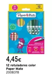 Oferta de Paper Mate - 12 Rotuladores Color por 4,45€ en Cadena88