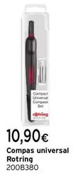 Oferta de Rotring - Compas Universal  por 10,9€ en Cadena88