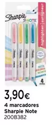 Oferta de Sharpie - 4 Marcadores Note  por 3,9€ en Cadena88