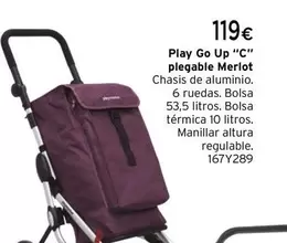 Oferta de Play Go Up "C" Plegable Merlot  por 119€ en Cadena88