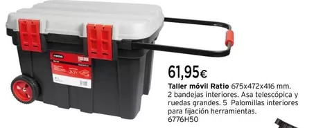 Oferta de Ratio - Taller Móvil por 61,95€ en Cadena88