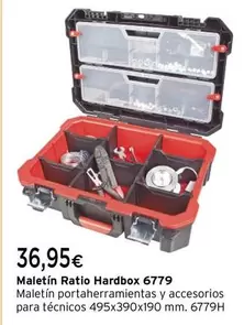 Oferta de Ratio - Maletín  Hardbox 6779 por 36,95€ en Cadena88