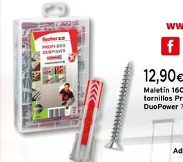 Oferta de Fischer - Duoplow - Maletín Tornillos por 12,9€ en Cadena88