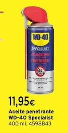 Oferta de Wd-40 - Aceite Penentrante  Specialist por 11,95€ en Cadena88